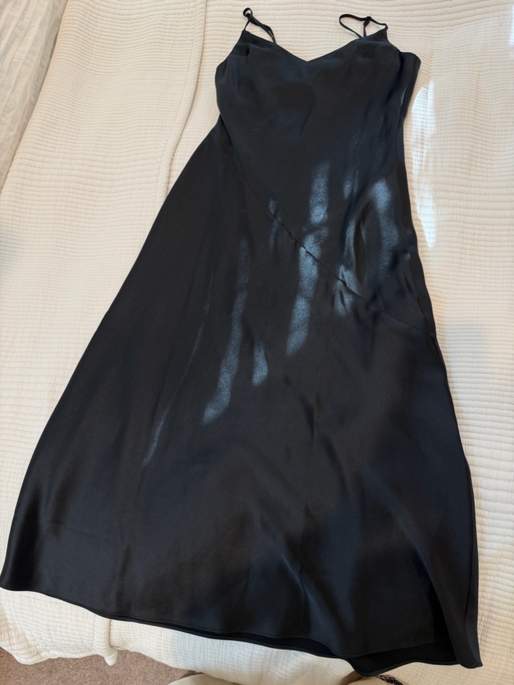 OAK + FORT Elegant Black Midi Dress